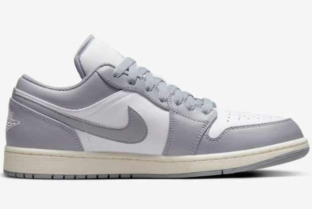 Air Jordan 1 Low Vintage Grey 553558-053 - Stylish Retro Sneakers