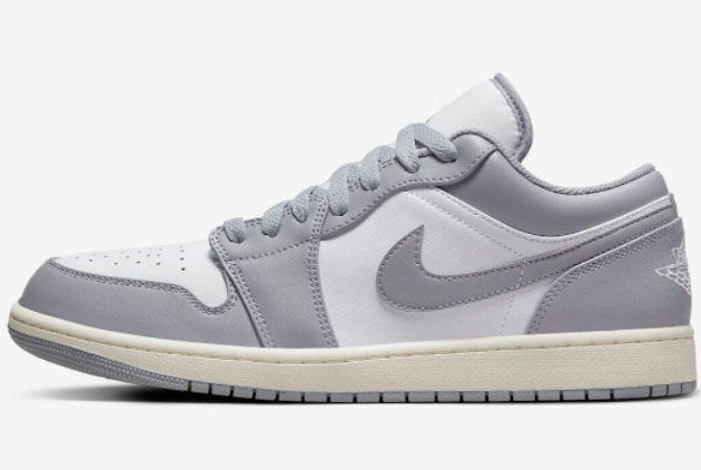 Air Jordan 1 Low Vintage Grey 553558-053 - Stylish Retro Sneakers