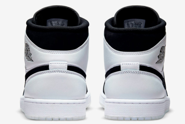 Air Jordan 1 Mid 'Diamond' White/Multi-Color-Black DH6933-100 - Premium Sneakers with Diamond Design | Limited Edition