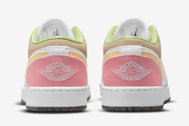 Air Jordan 1 Low GS Mutli-Color/White DJ0341-100 - Stylish & Versatile Sneakers