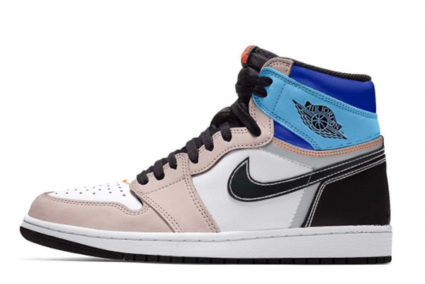 Air Jordan 1 High OG Pro 'Multi-Color' White/Multi-Color-Total Orange DC6515-100 - Stylish and Vibrant Basketball Sneakers
