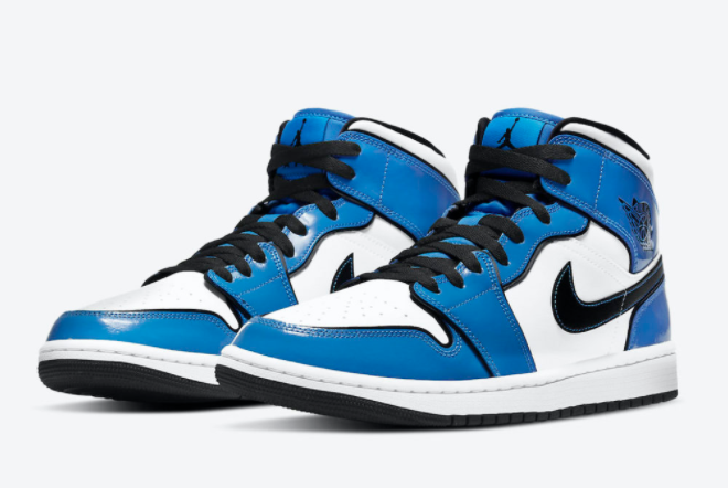 Air Jordan 1 Mid SE 'Signal Blue' DD6834-402 - Sleek and Stylish Sneaker by Nike
