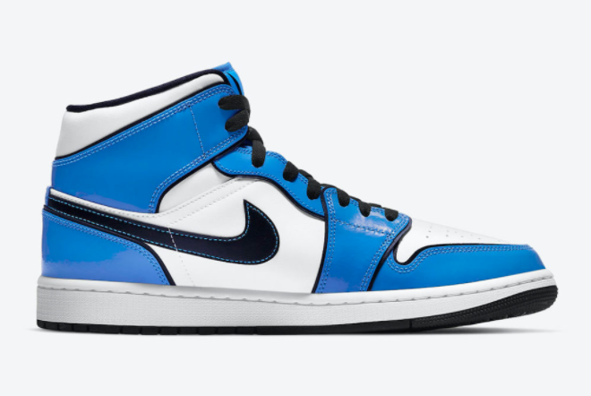 Air Jordan 1 Mid SE 'Signal Blue' DD6834-402 - Sleek and Stylish Sneaker by Nike