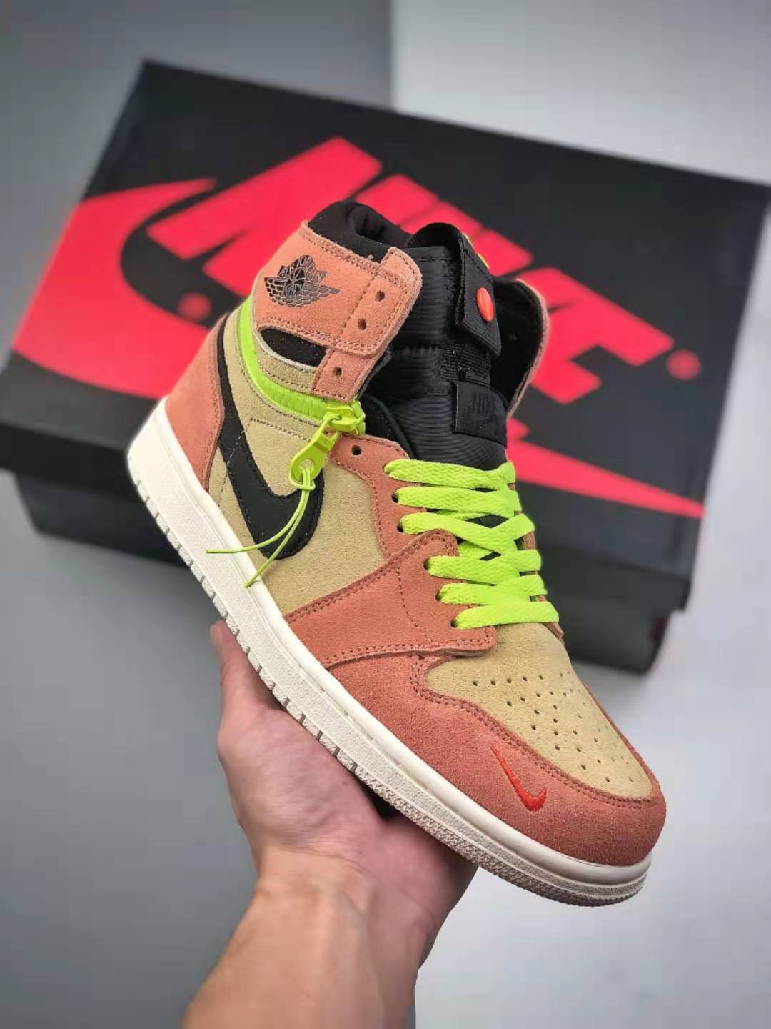 Air Jordan 1 High Switch 'Pink Volt' CW6576-800 | Iconic Style & Vibrant Colors