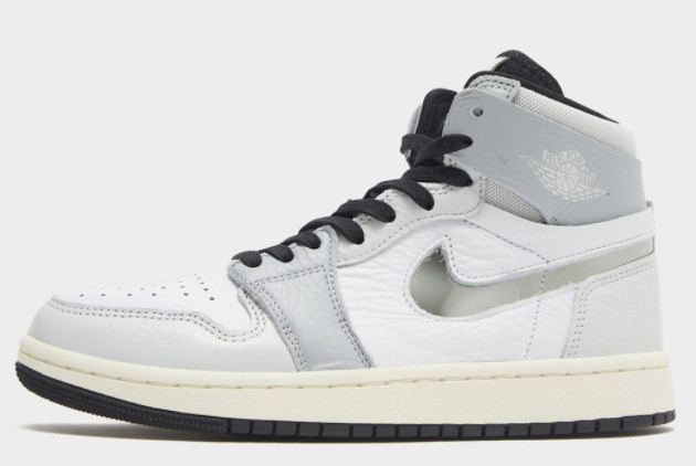 Air Jordan 1 Zoom CMFT 2 'Chrome Swoosh' FJ4652-100: Iconic Style and Comfort