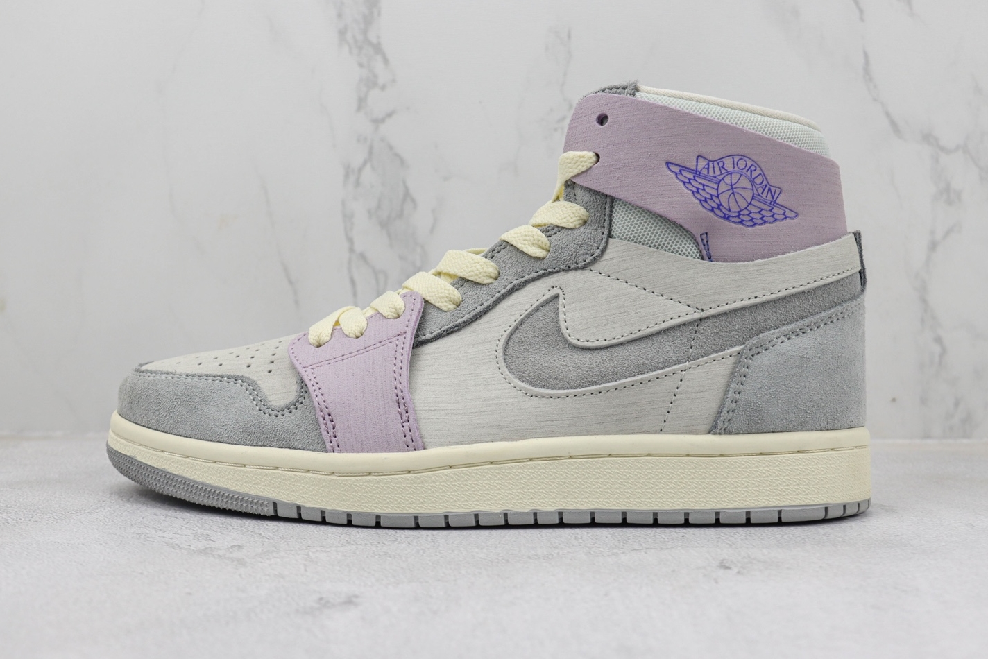 Air Jordan 1 Zoom CMFT 'Grey Purple' DV1305-005 - Stylish and Comfortable Sneakers