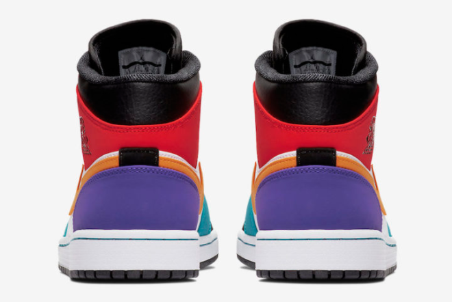 Air Jordan 1 Mid Bred Multi-Color 554724-125 - Premium Sneakers for Ultimate Style