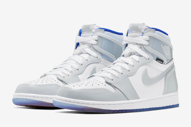 Air Jordan 1 High Zoom R2T 'Racer Blue' CK6637-104 - Premium Sneaker with Supreme Zoom Technology | Limited Stock