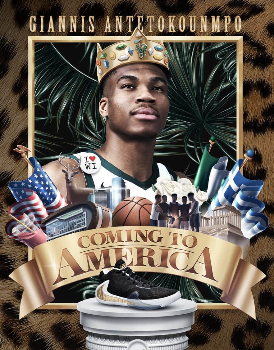 Nike Paramount Pictures x Zoom Freak 1 'Coming To America' BQ5422-900 - Limited Edition Basketball Shoes Nike Paramount Pictures x Zoom Freak 1 'Coming To America' BQ5422-900 - Limited Edition Basketball Shoes