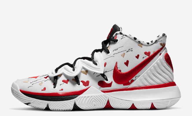 Nike SneakerRoom x Kyrie 5 'I Love You Mom White Red' CU0677-100 – Stylish and Sentimental Sneakers Nike SneakerRoom x Kyrie 5 'I Love You Mom White Red' CU0677-100 – Stylish and Sentimental Sneakers