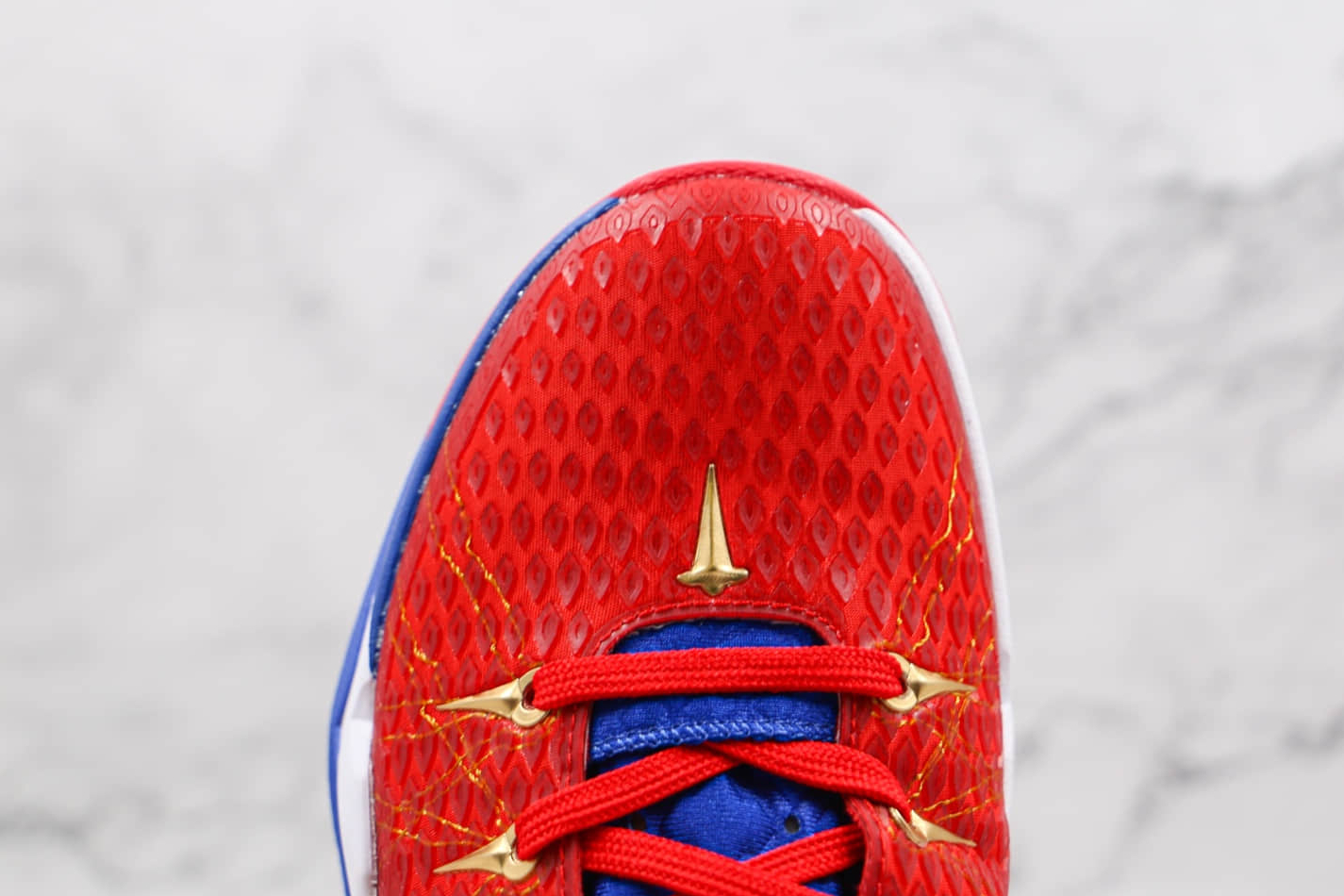 Nike Zoom Kobe VII RLX Red Blue Metallic Gold 488371-406 - Shop Now for Stylish Basketball Shoes!