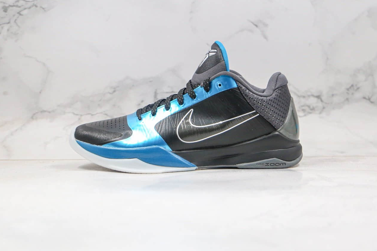 Nike Zoom Kobe 5 'Dark Knight' 386429-001 - Lightweight Design for Supreme Basketball Performance