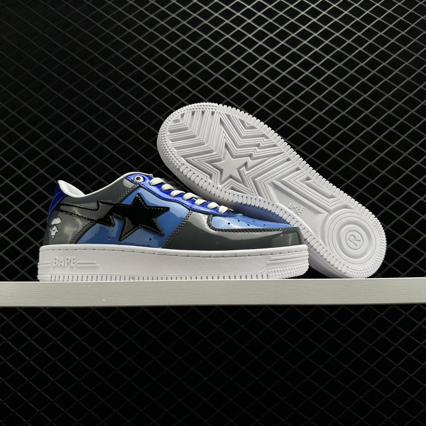 A Bathing Ape Bape Sta Low Navy Color Combo - Trendy Sneakers for Stylish Looks