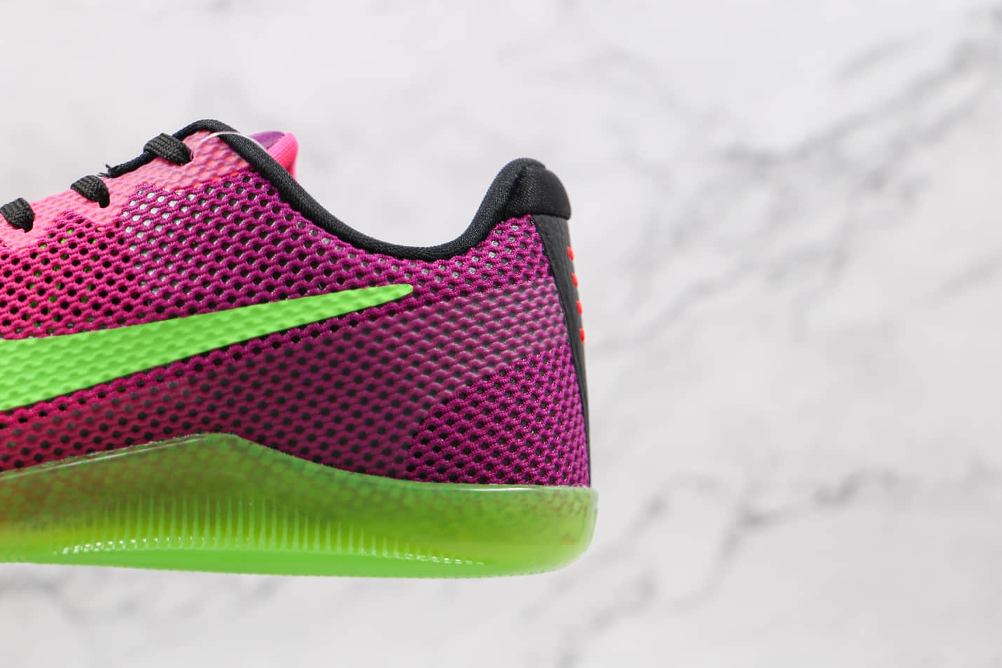 Nike Zoom Kobe 11 EP Mambacurial Pink Flash Action Green Red Plum 836184-635 - Stylish and Dynamic Basketball Shoes
