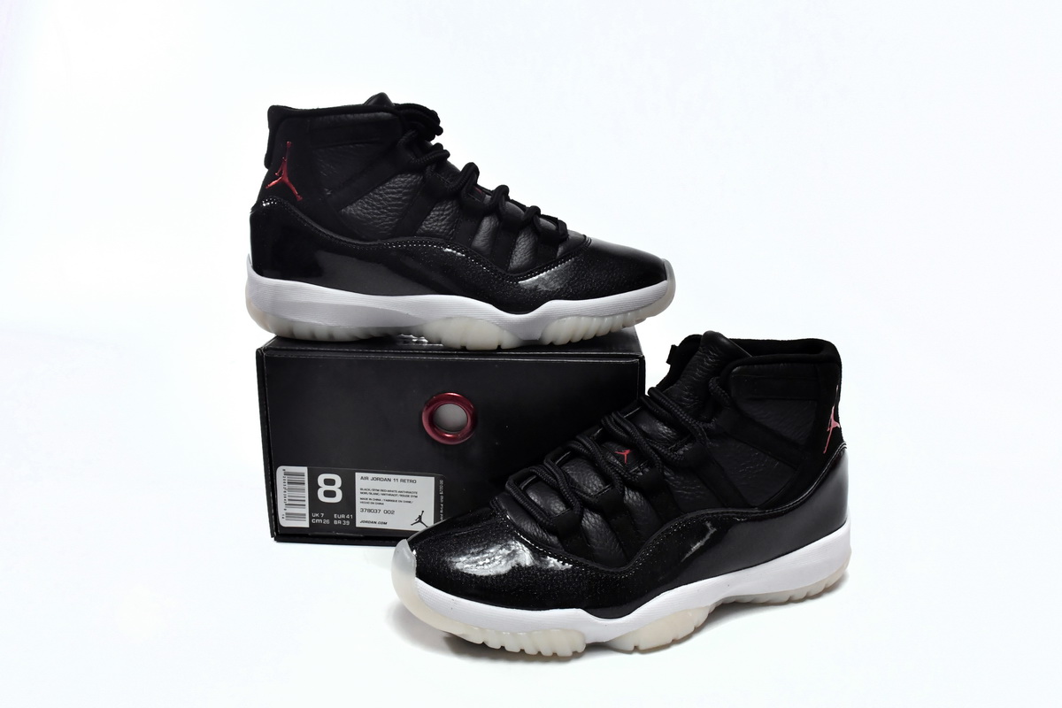 Air Jordan 11 Retro '72-10' 378037-002 | Premium basketball sneakers for men | Limited edition release