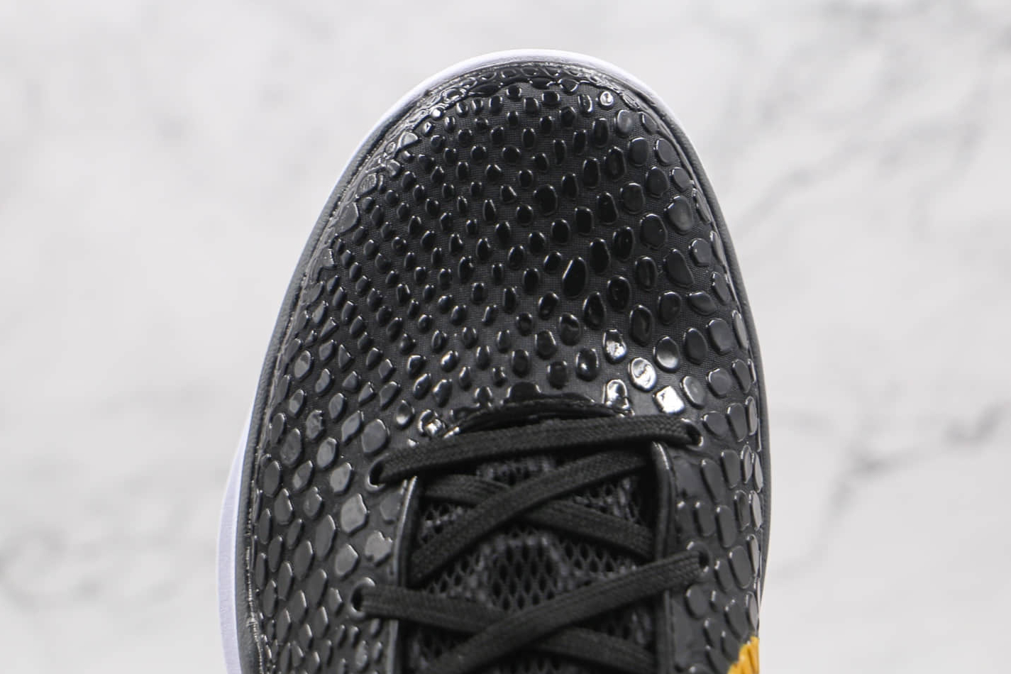 Nike Zoom Kobe 6 Black Del Sol Metallic Gold 436311-002 - Limited Edition Basketball Sneaker