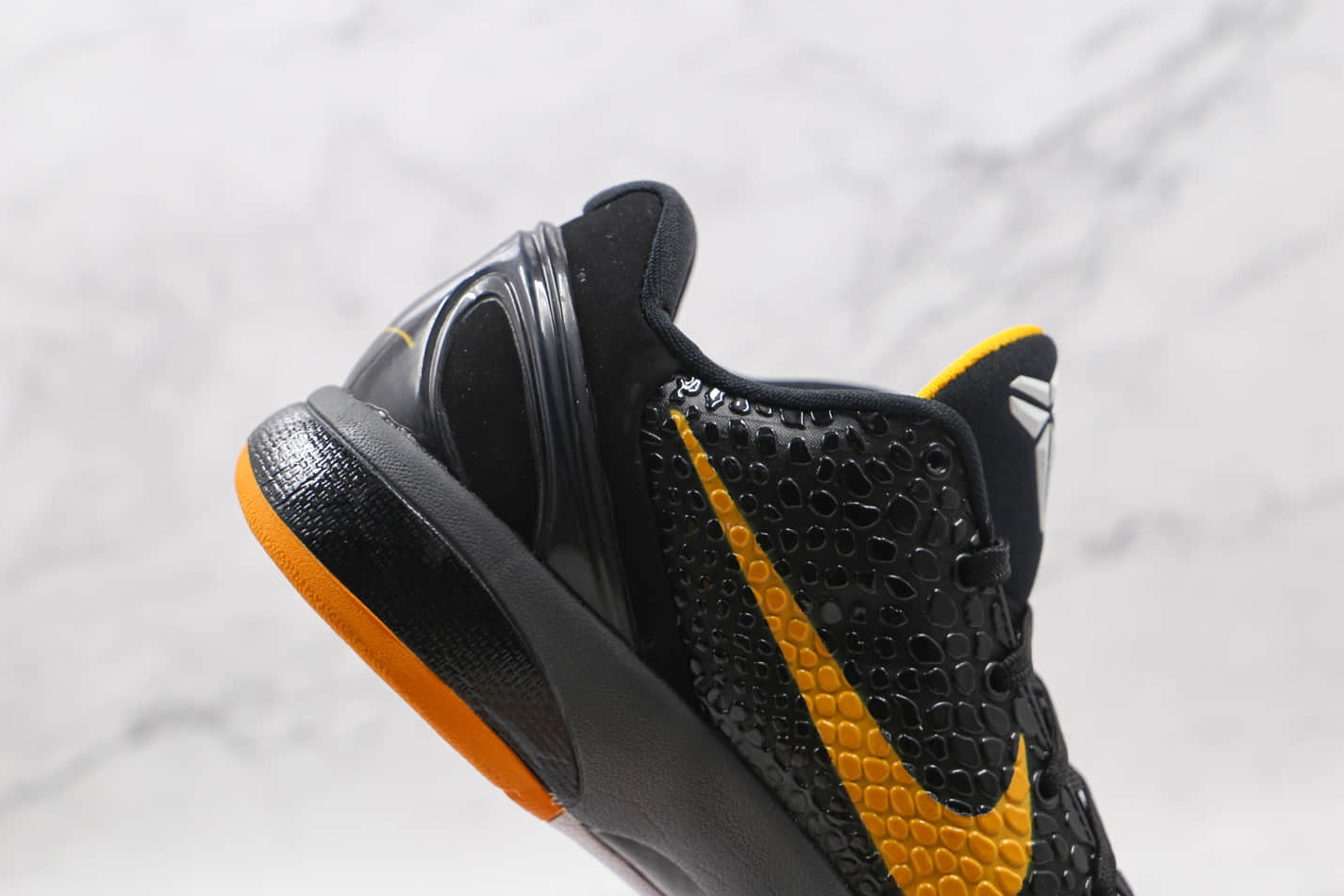 Nike Zoom Kobe 6 Black Del Sol Metallic Gold 436311-002 - Limited Edition Basketball Sneaker
