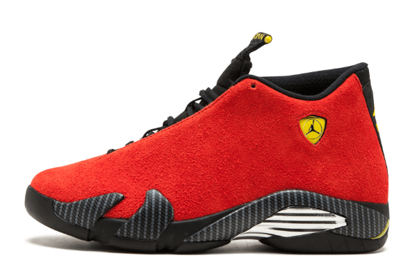 Air Jordan 14 Retro 'Ferrari' 654459-670 | Iconic Red Sportscar Inspires This Classic Sneaker