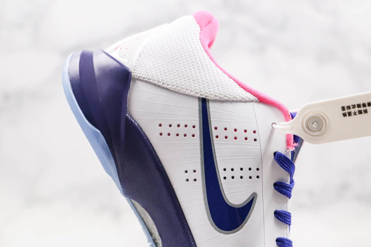 Nike Zoom Kobe 5 Protro White Pink Blue CD4991-600 - The Ultimate Basketball Sneakers