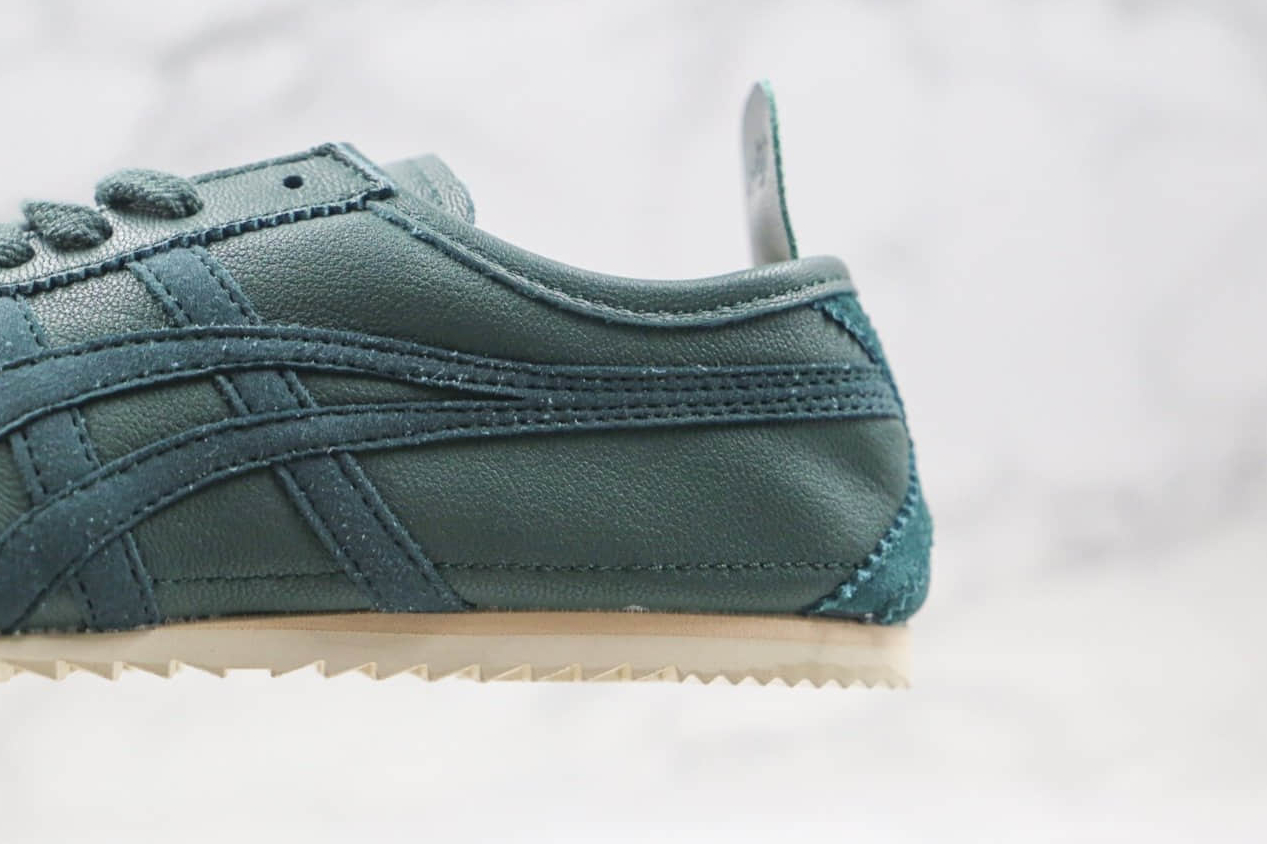 Onitsuka Tiger Mexico 66 Deluxe Dark Green Shoes TH9J4L-8484 | Stylish and Comfortable Footwear