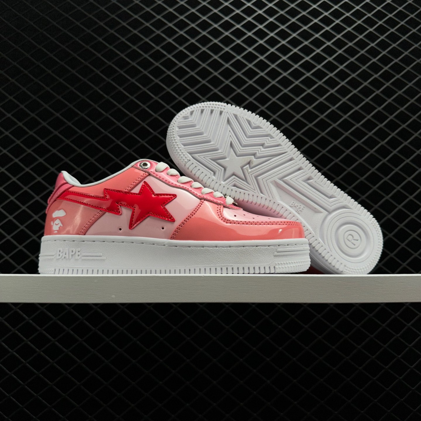 A Bathing Ape Bape Sta Low Color Camo Combo Pink 1H73291914 - Exclusive Camo Sneakers for Stylish Individuals