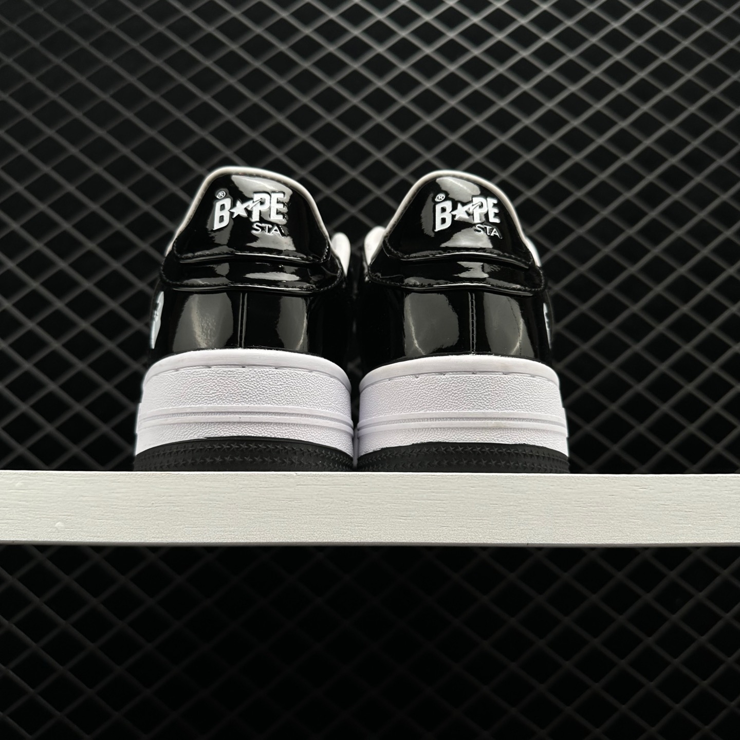 A BATHING APE Bape Sta Black White 1I70191002 BLK - Trendy and Stylish Fashion Footwear