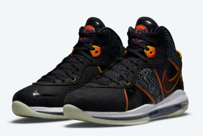 Nike LeBron 8 'Space Jam' Black/White-Multi-Color DB1732-001 - Supreme Style for Basketball Enthusiasts!