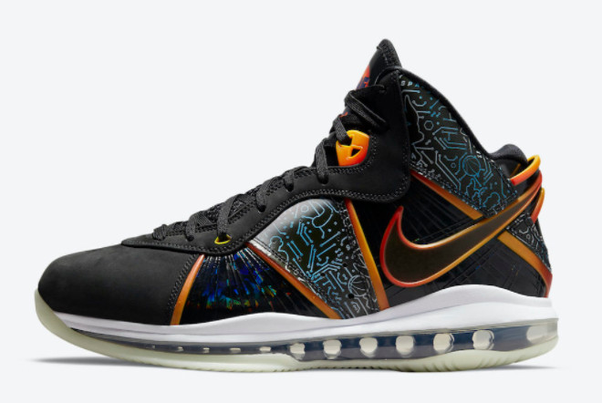 Nike LeBron 8 'Space Jam' Black/White-Multi-Color DB1732-001 - Supreme Style for Basketball Enthusiasts!