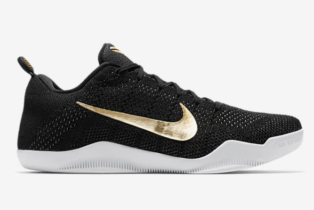 Nike Kobe 11 Elite 'GCR' Black/Metallic Gold 885869-070 - Sleek & Stylish Basketball Shoes