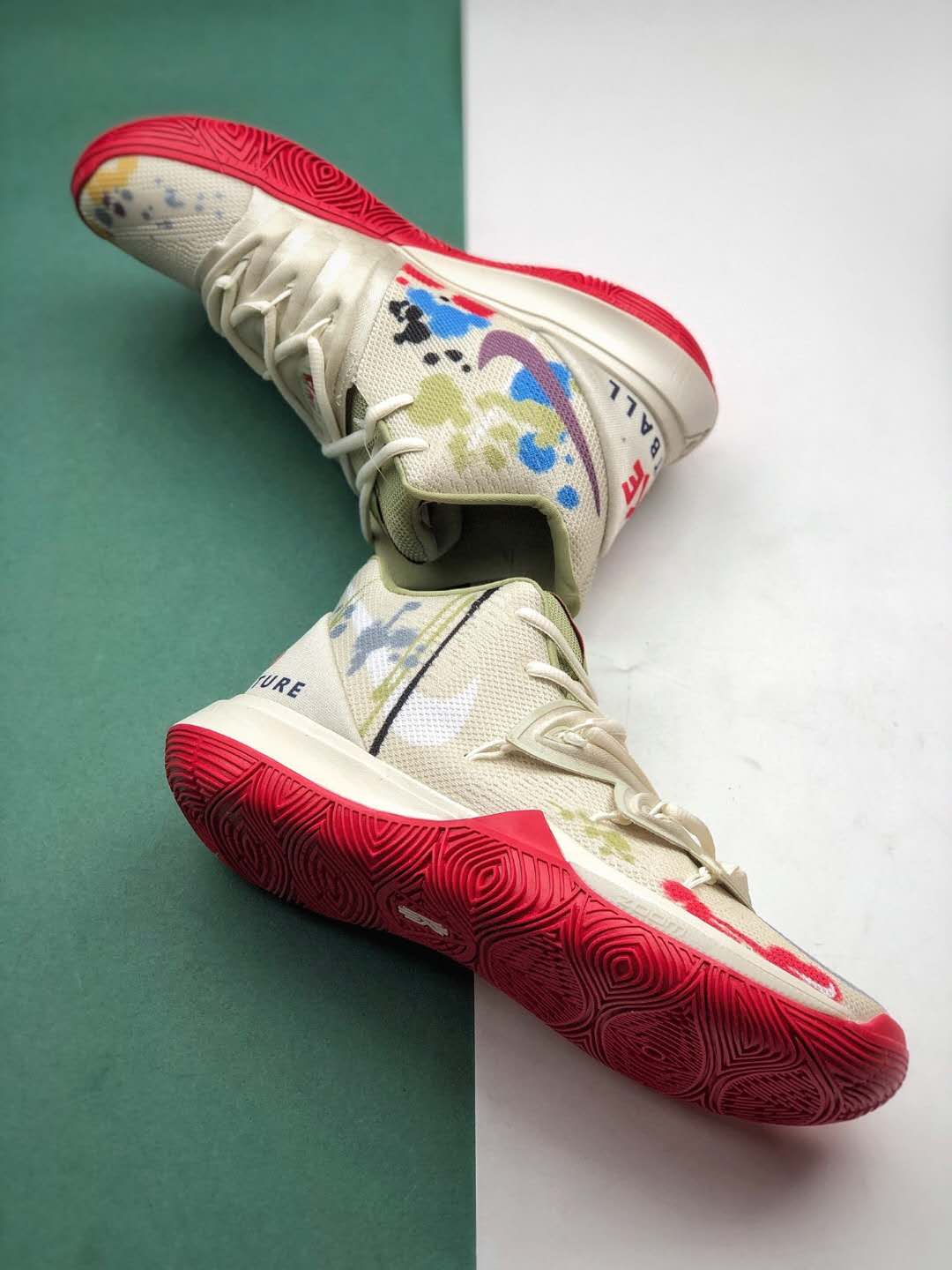 Bandulu x Nike Kyrie 5 EP Multi Color CK5837 100 - Premium Collaboration for Unmatched Performance
