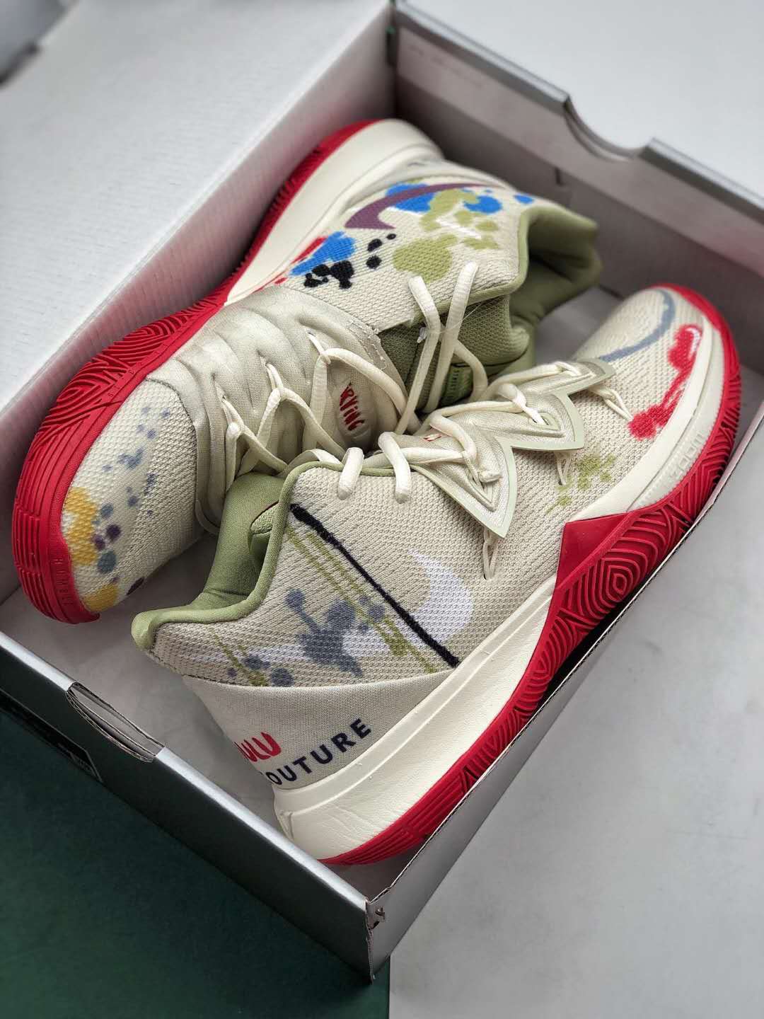 Bandulu x Nike Kyrie 5 EP Multi Color CK5837 100 - Premium Collaboration for Unmatched Performance