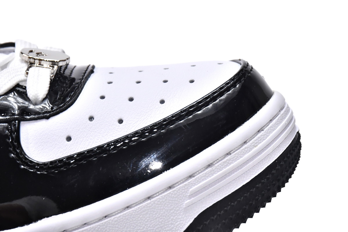 A Bathing Ape Bape Sta Low Black White 1H70-191-001 | Stylish and Iconic Footwear