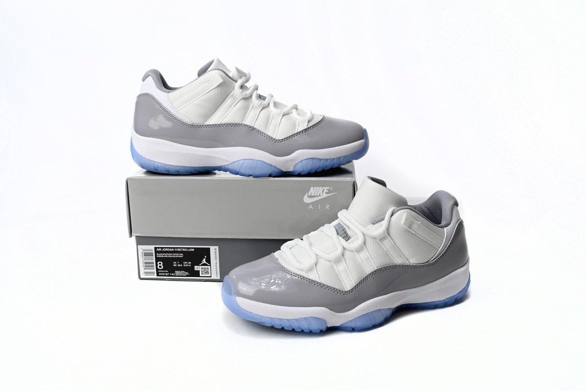 Air Jordan 11 Retro Low 'Cement Grey' AV2187-140 - Classic Style with a Modern Twist