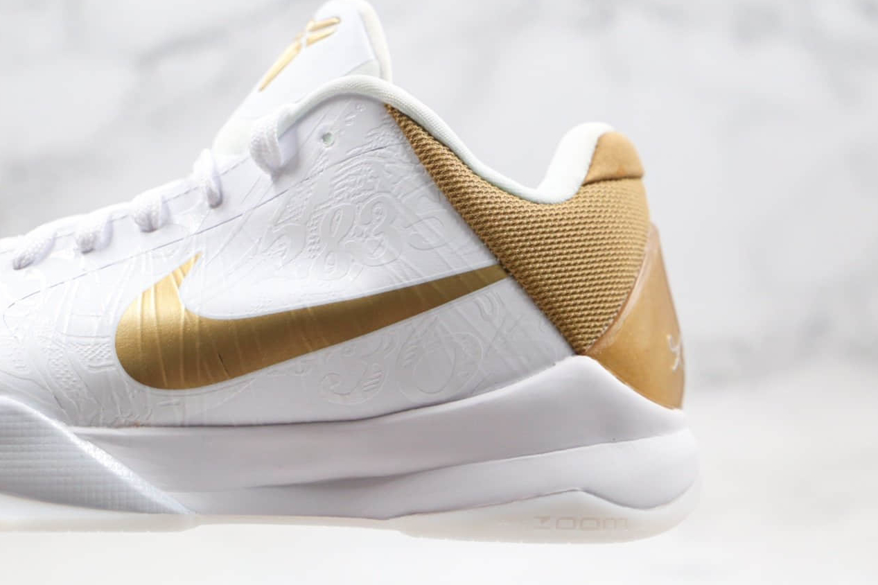 Nike Zoom Kobe 5 'Big Stage Home' 386429-108 - Unleash Your Inner Athlete!
