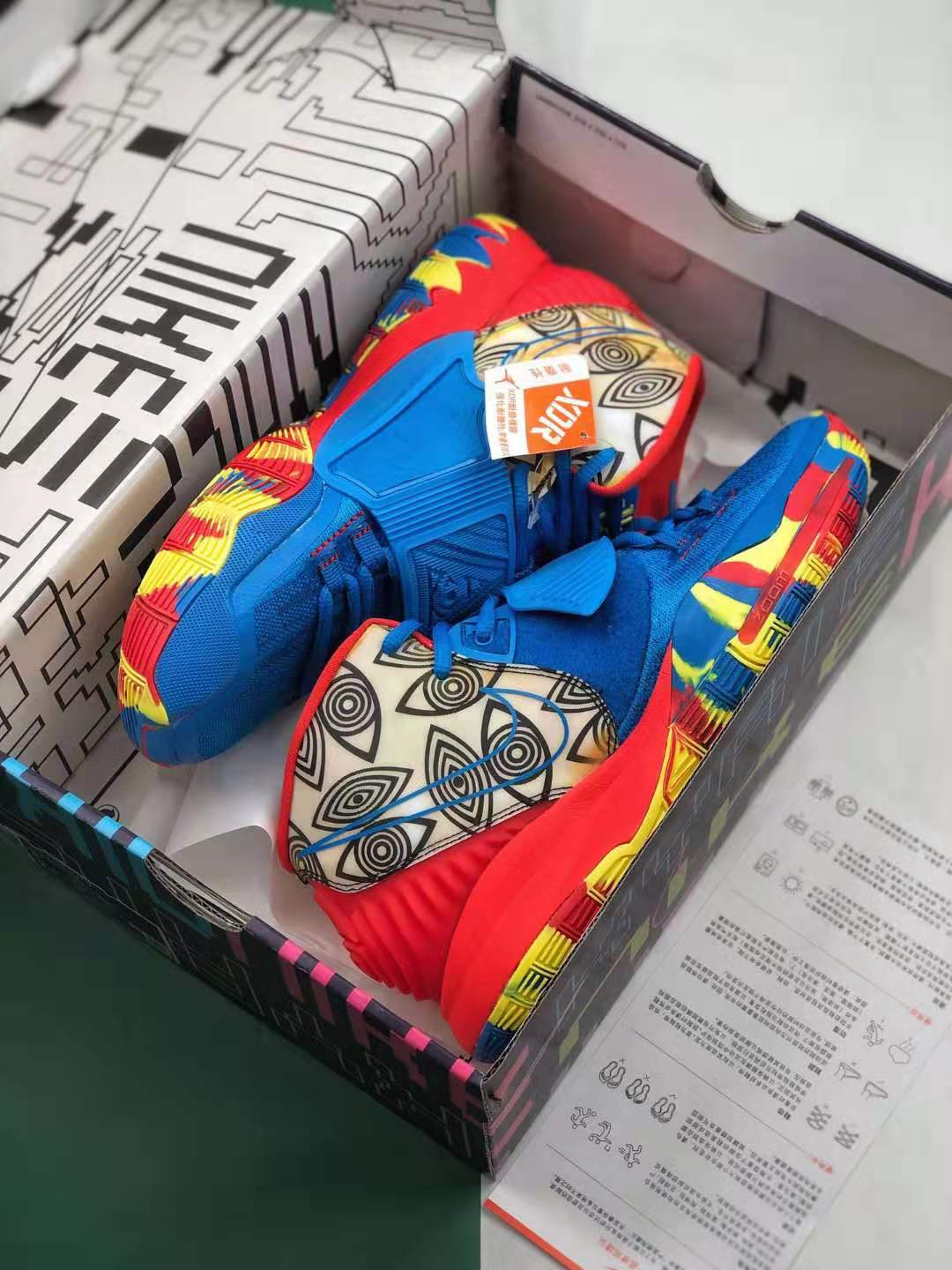 Nike Kyrie 6 Pre Heat Guangzhou Multicolor CQ7634-409 - Unique Design and Superior Performance at Your Feet