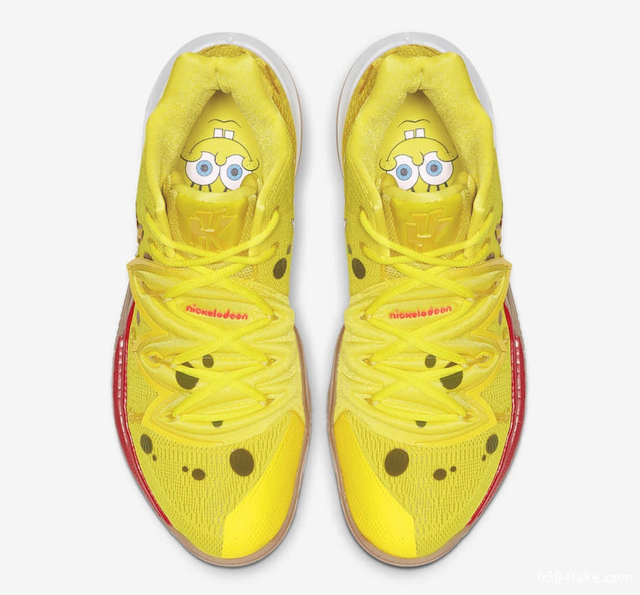 Nike SpongeBob SquarePants x Kyrie 5 'SpongeBob' CJ6951-700 - Limited Edition Collaboration Sneakers Nike SpongeBob SquarePants x Kyrie 5 'SpongeBob' CJ6951-700 - Limited Edition Collaboration Sneakers