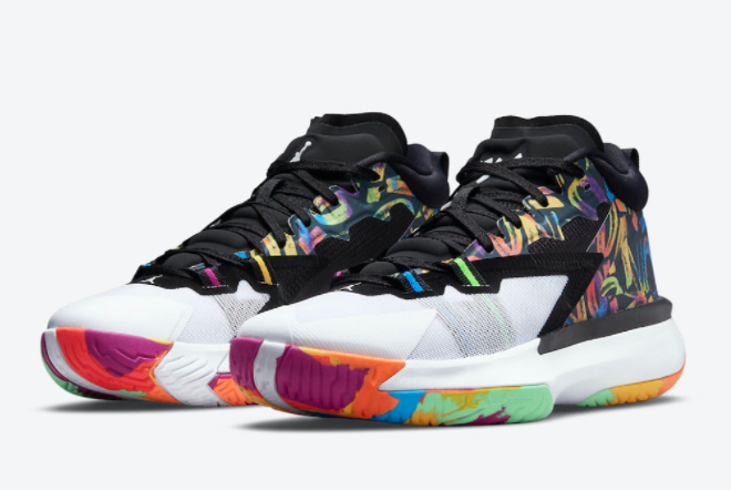 Zion Williamson Jordan Z Code Black/Bright Crimson-Amarillo-White DA3130-001 | Limited Edition Basketball Shoes Zion Williamson Jordan Z Code Black/Bright Crimson-Amarillo-White DA3130-001 | Limited Edition Basketball Shoes