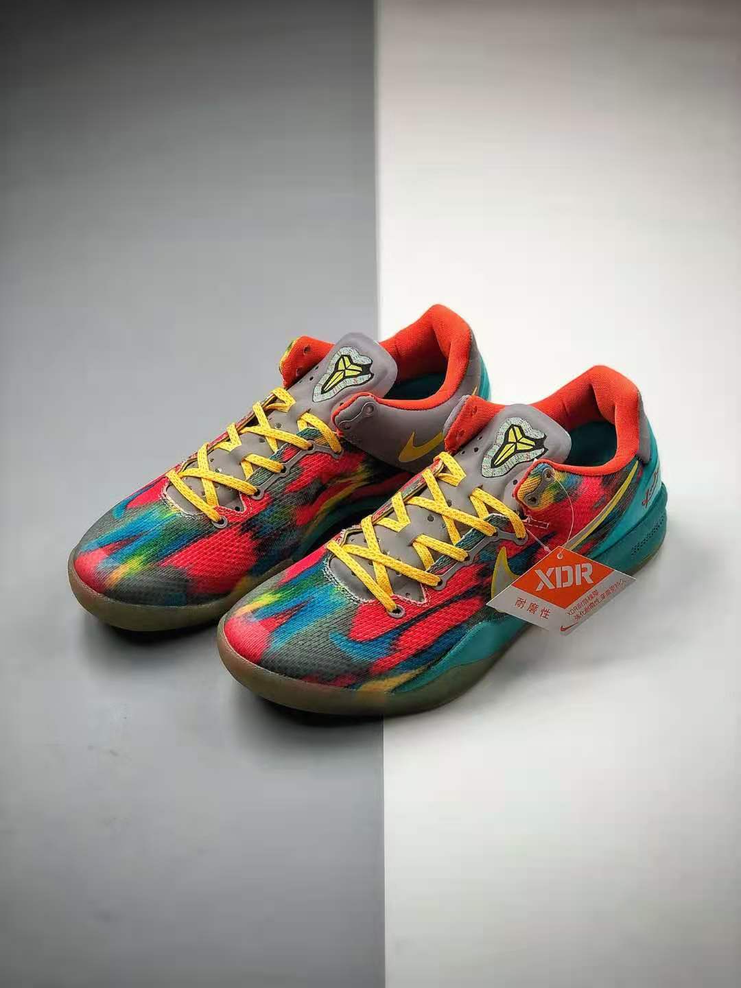 Nike Kobe 8 GC Venice Beach Orange Blue Multi-Color 555286-002 | Shop Now!
