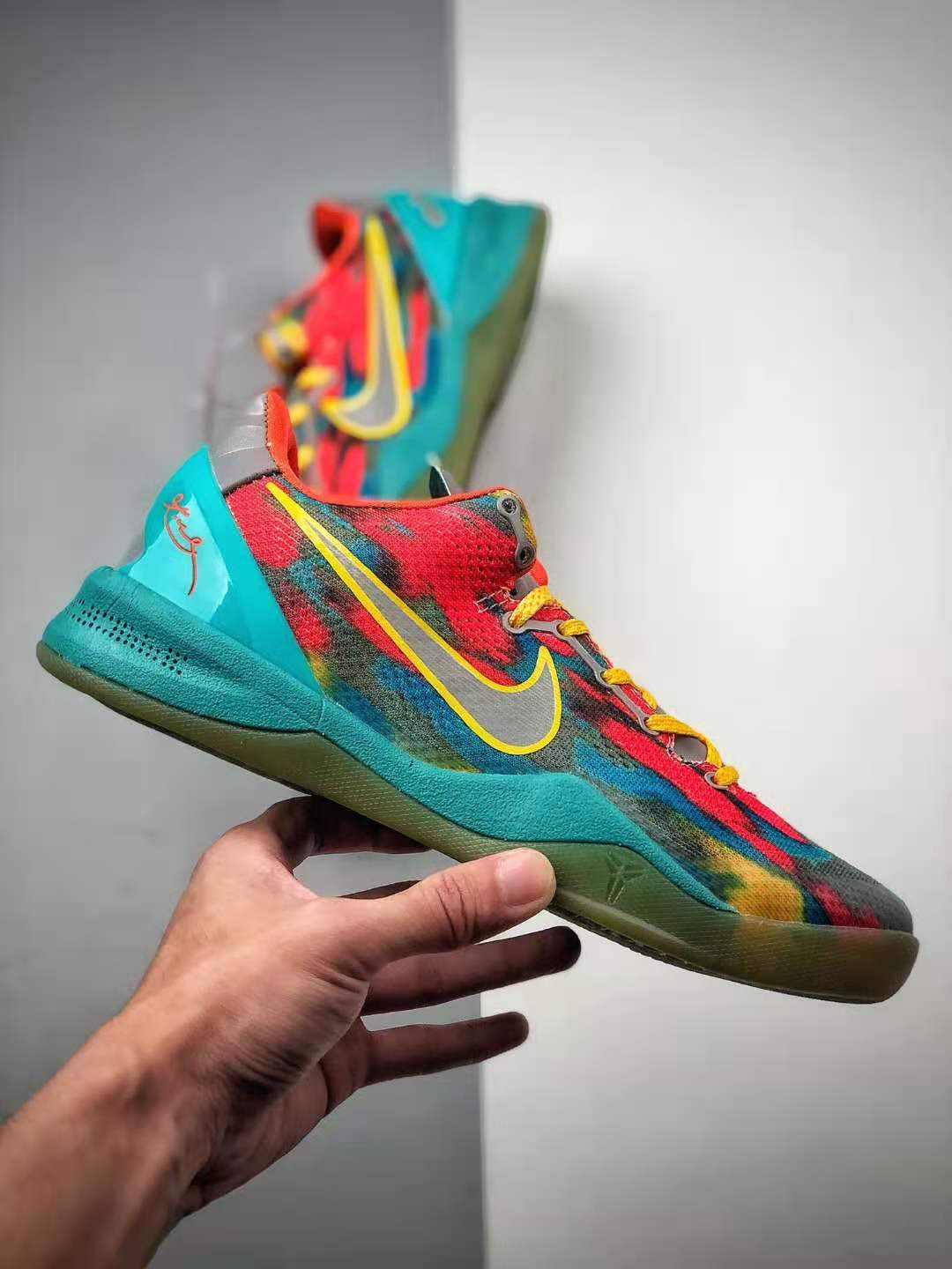 Nike Kobe 8 GC Venice Beach Orange Blue Multi-Color 555286-002 | Shop Now!
