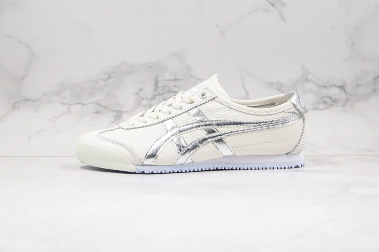 Onitsuka Tiger MEXICO 66 White Silver D508K-0193: Classic Style with a Modern Twist