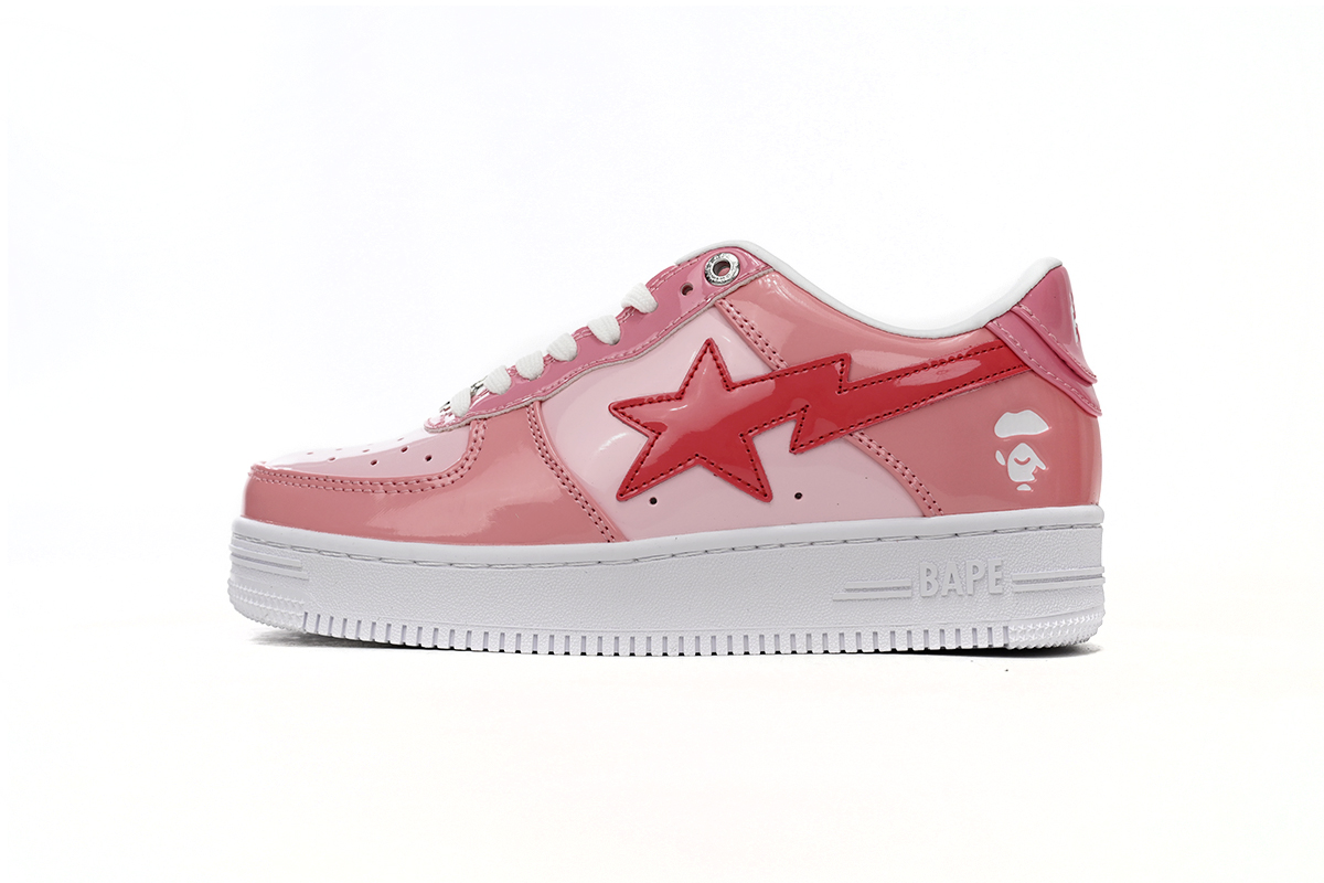 A Bathing Ape Bape Sta Low M1 'Camo Combo Pink' Sneakers - Limited Edition