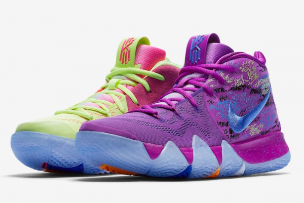 Nike Kyrie 4 Confetti Multi-Color 943806-900 - Premium Performance Basketball Shoe Nike Kyrie 4 Confetti Multi-Color 943806-900 - Premium Performance Basketball Shoe