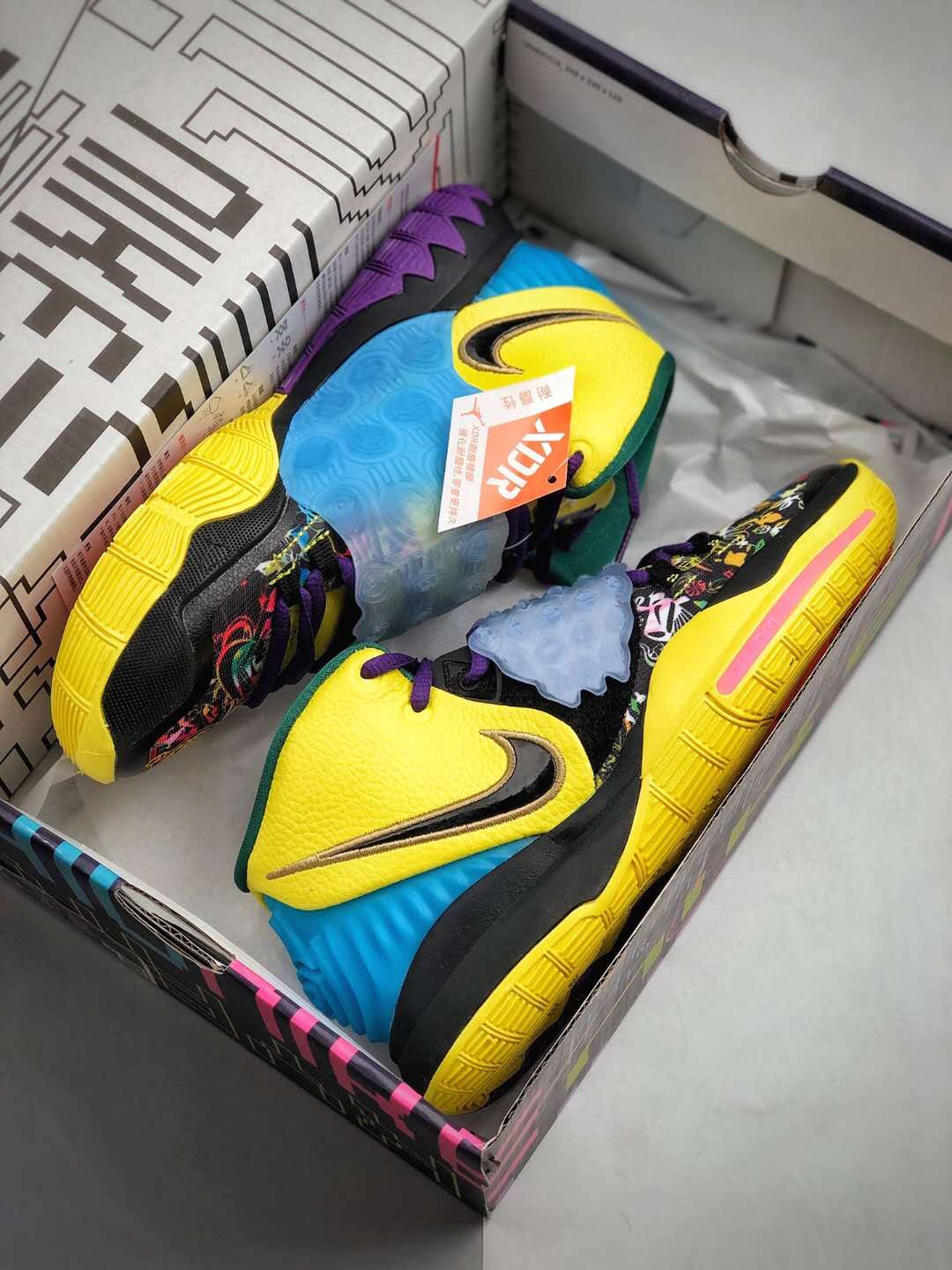 Nike Zoom Kyrie 6 EP Chinese New Year Yellow Blue CD5029-700 | Limited Edition Basketball Sneakers Nike Zoom Kyrie 6 EP Chinese New Year Yellow Blue CD5029-700 | Limited Edition Basketball Sneakers