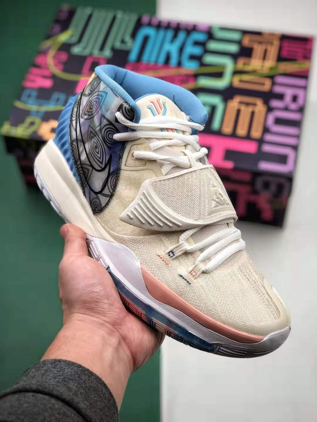 Nike Kyrie 6 Pre Heat LA Multicolor CN9839-101 - Shop Now for Kyrie's Bold and Dynamic Basketball Shoe