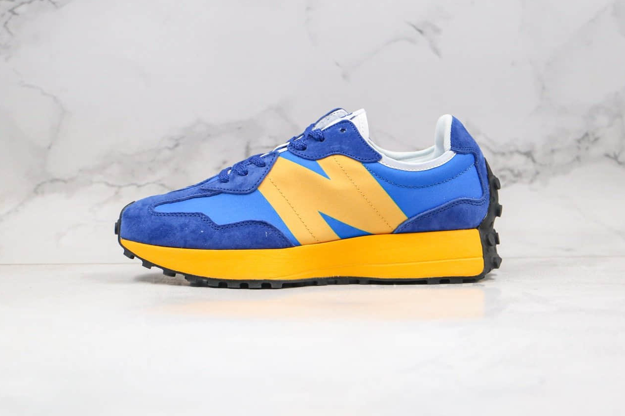 New Balance 327 'Marine Blue Yellow' MS327CLB - Stylish & Sporty Footwear New Balance 327 'Marine Blue Yellow' MS327CLB - Stylish & Sporty Footwear