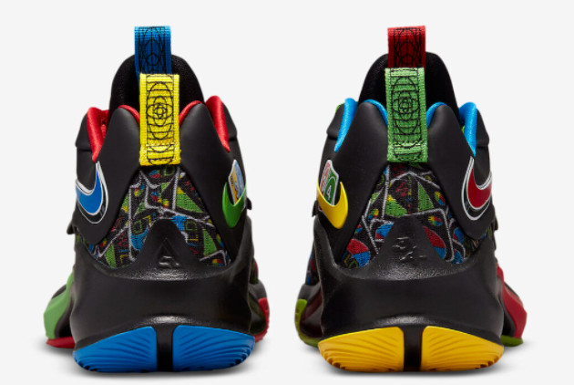 UNO x Nike Zoom Freak 3 Black/Red-Blue-Green DC9363-001 - Premium Athletic Sneakers for Style and Performance UNO x Nike Zoom Freak 3 Black/Red-Blue-Green DC9363-001 - Premium Athletic Sneakers for Style and Performance