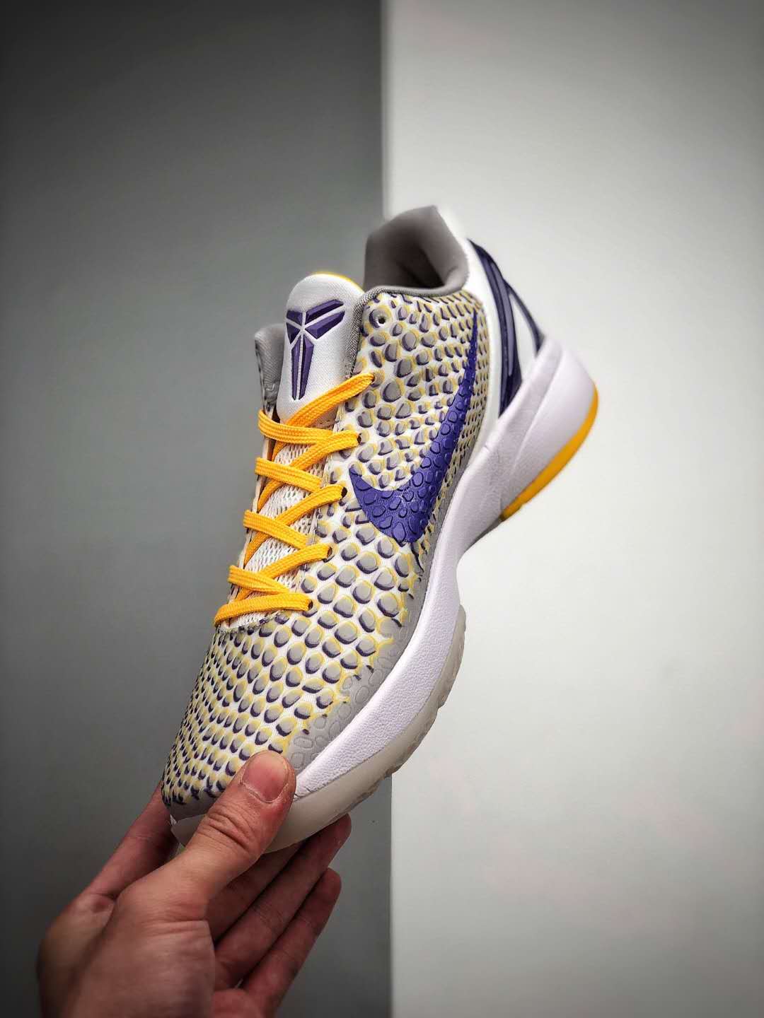 Nike Kobe 6 VI White Purple Yellow Basketball Shoes CW2190-105 - Stylish and High-Performance Footwear