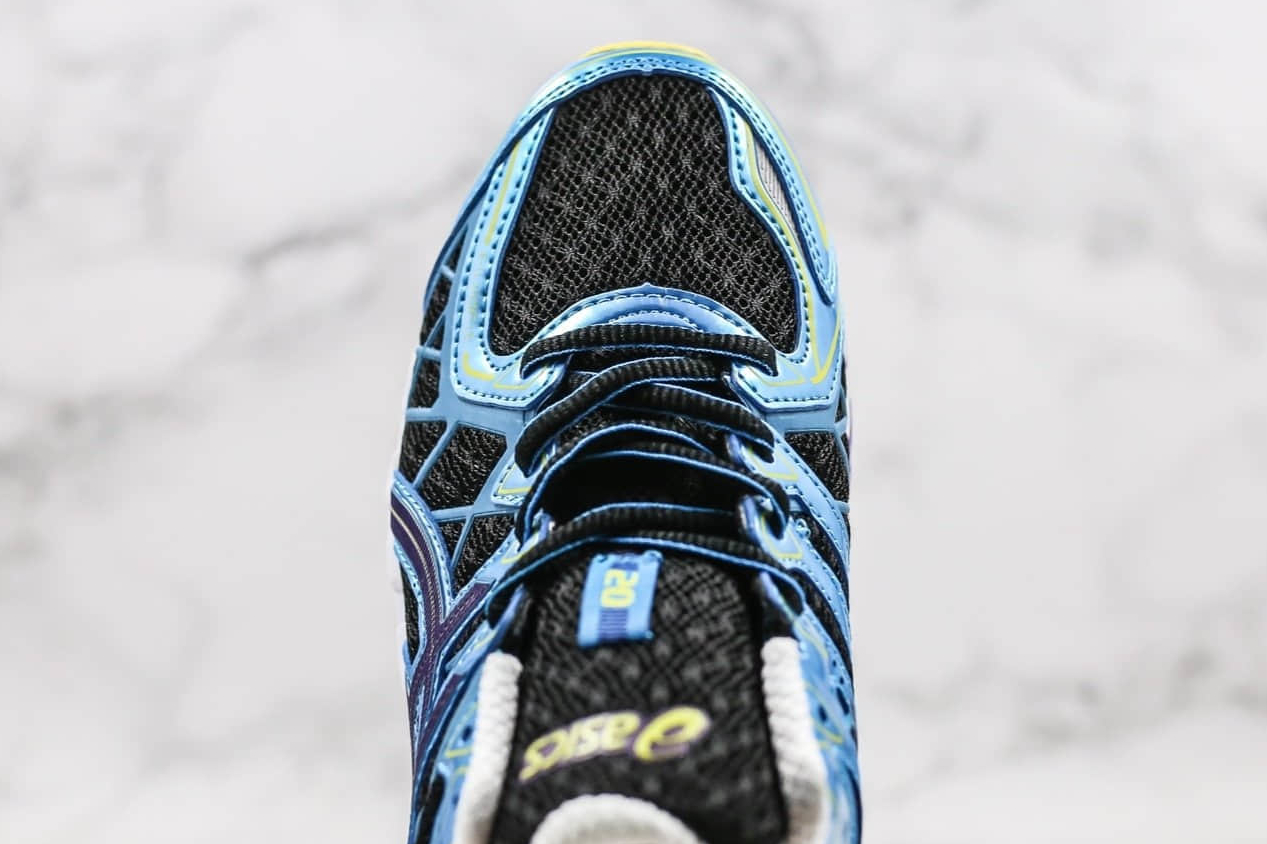 Asics Gel-Kayano 20 Black Blue Purple Running Shoes | Ultimate Support & Style