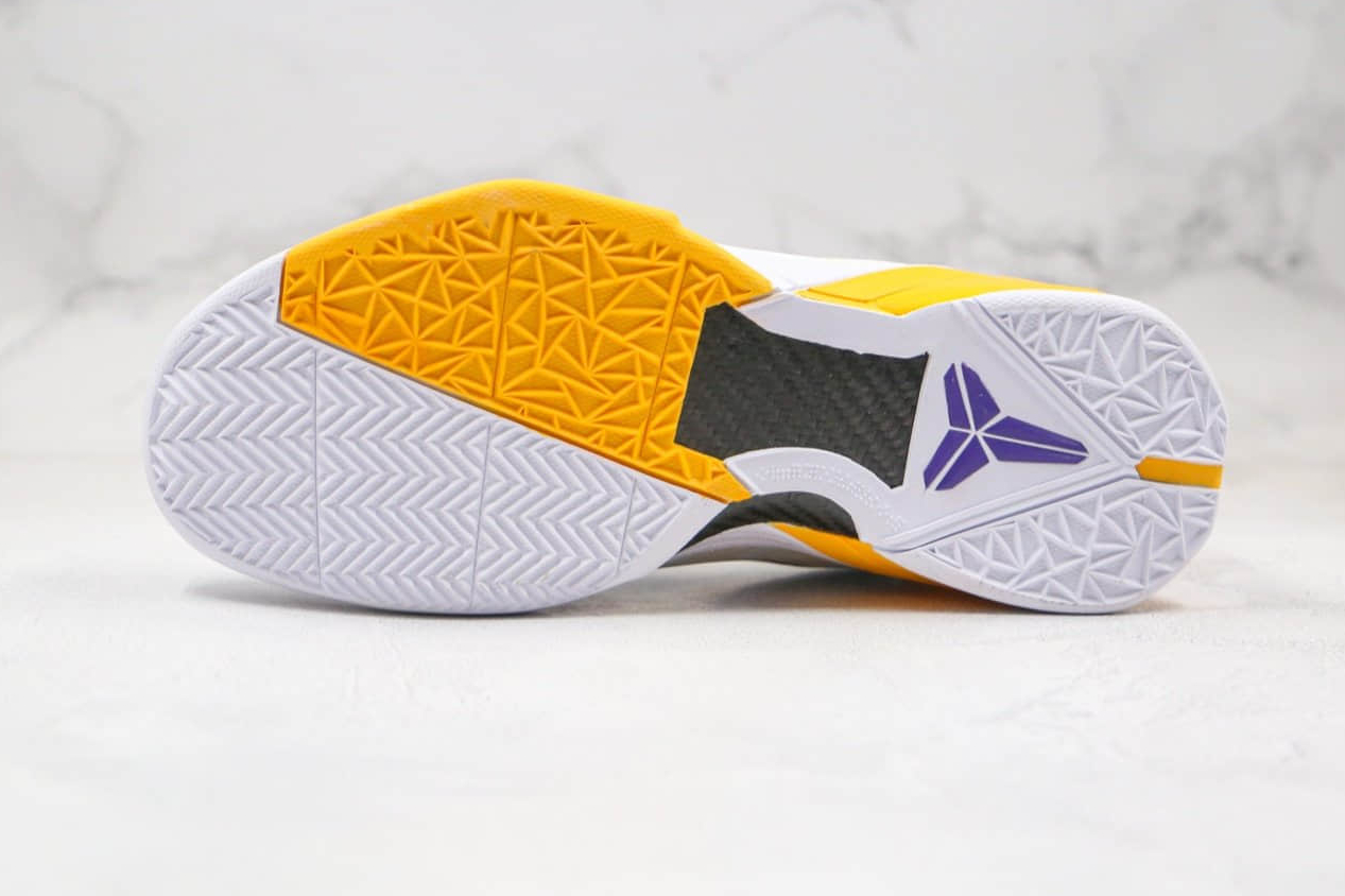 Nike Zoom Kobe 7 System 'Lakers' 488371-101 - Elite Performance Basketball Shoe