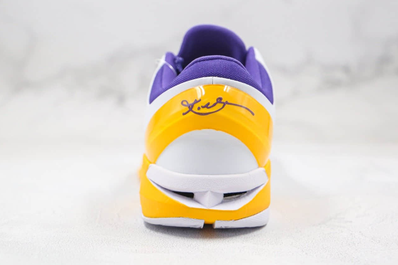 Nike Zoom Kobe 7 System 'Lakers' 488371-101 - Elite Performance Basketball Shoe